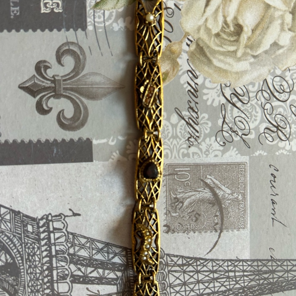 Vintage Victorian Revival Bracelet - Picture 4 of 4